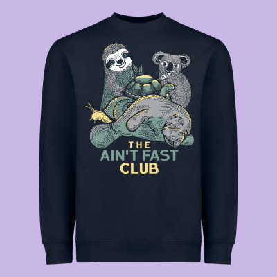 The Ain't Fast Club Heavyweight Sweatshirt Designed By Artisfamous
