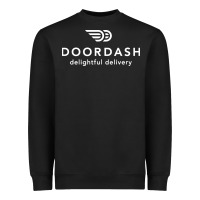Black doordash Heavyweight Sweatshirt - artisFamous
