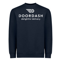 Navy doordash Heavyweight Sweatshirt - artisFamous