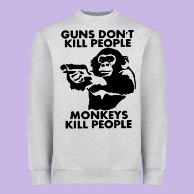 Guns Dont Kill People Heavyweight Sweatshirt Designed By Artisfamous