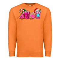 Carrot pink christmas coffee cups Premium Sweatshirt - AdoDesignShop
