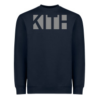 Navy kith Heavyweight Sweatshirt - artisFamous