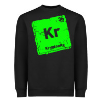 Black kr kryptonite Heavyweight Sweatshirt - artisFamous