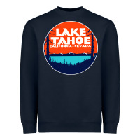 Navy lake tahoe california Heavyweight Sweatshirt - artisFamous