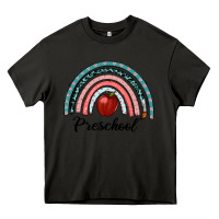 Asphalt preschool rainbow Heavy Core Tee - RanaPortraitStore
