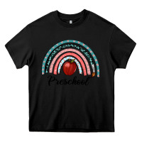 Black preschool rainbow Heavy Core Tee - RanaPortraitStore