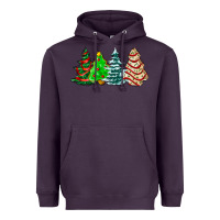 Plum Christmas tree cakes and Christmas trees  ado Heavyweight Hoodie - AdoDesignShop