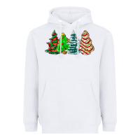 White Christmas tree cakes and Christmas trees  ado Heavyweight Hoodie - AdoDesignShop