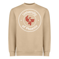 Mushroom university of phoenix white red Heavyweight Sweatshirt - artisFamous