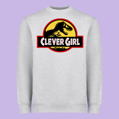 Clever Girl Heavyweight Sweatshirt Designed By Artisfamous