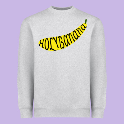 Holy Banana Heavyweight Sweatshirt Designed By Artisfamous