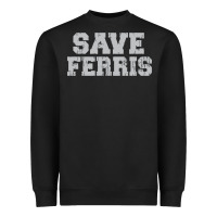 Black save ferris Heavyweight Sweatshirt - artisFamous