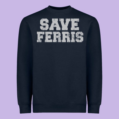 Save Ferris Heavyweight Sweatshirt Designed By Artisfamous
