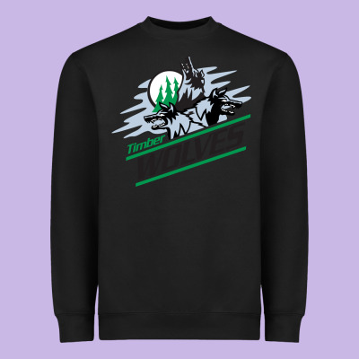 Timber Wolves Heavyweight Sweatshirt Designed By Artisfamous