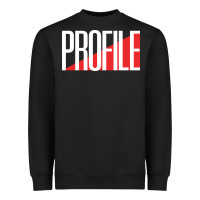 Black profile records Heavyweight Sweatshirt - artisFamous