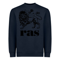 Navy ras records Heavyweight Sweatshirt - artisFamous