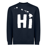 Navy hi hawaii Heavyweight Sweatshirt - artisFamous