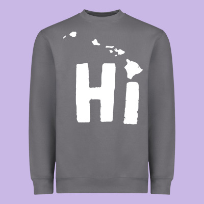 Hi Hawaii Heavyweight Sweatshirt Designed By Artisfamous