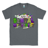 Charcoal Heather dental hygienest mardi gras Classic Tee - CowGirlArtShop