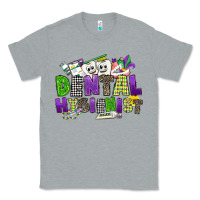 Heather Grey dental hygienest mardi gras Classic Tee - CowGirlArtShop