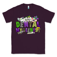 Plum dental hygienest mardi gras Classic Tee - CowGirlArtShop