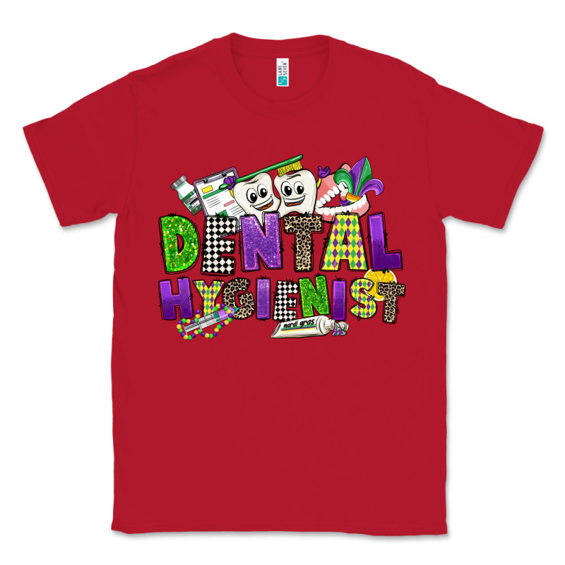 Dental Hygienest Mardi Gras Classic Tee by CowGirlArtShop | Teevron