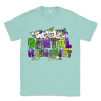Seafoam dental hygienest mardi gras Classic Tee - CowGirlArtShop