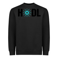 Black hodl cardano Heavyweight Sweatshirt - artisFamous