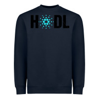 Navy hodl cardano Heavyweight Sweatshirt - artisFamous