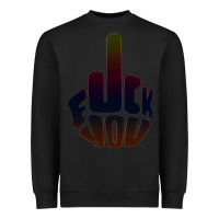 Black fuck you middle finger Heavyweight Sweatshirt - artisFamous