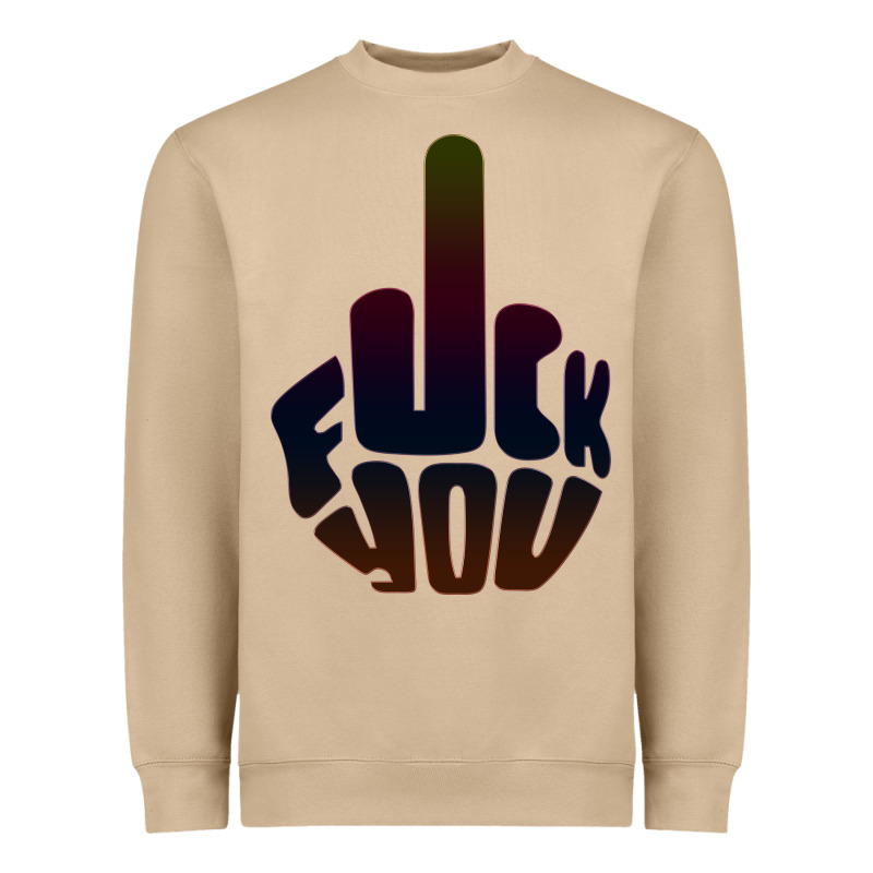Fuck You Middle Finger Heavyweight Sweatshirt by artisFamous | Teevron