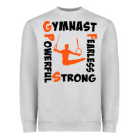 Awesome Gymnastics Boy Gymnast Power Strong Heavyweight Sweatshirt | Teevron