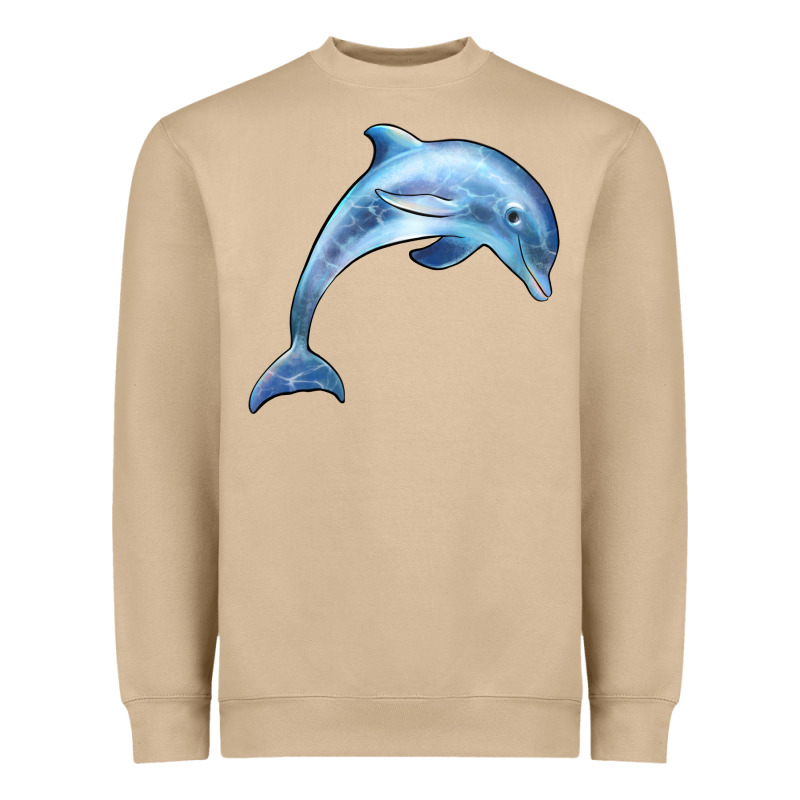 Dolphin Heavyweight Sweatshirt by BarkalooDesign | Teevron