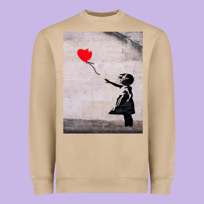 Banksy, Hope Heavyweight Sweatshirt Designed By Artisfamous
