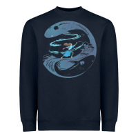 Navy Avatar Katara Heavyweight Sweatshirt - artisFamous