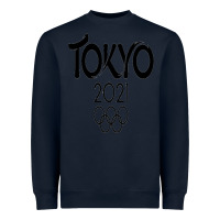 Navy Olympic RingTokyo 2020 Heavyweight Sweatshirt - artisFamous