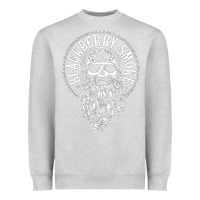 Heather Grey blackberry smoke’s Heavyweight Sweatshirt - artisFamous