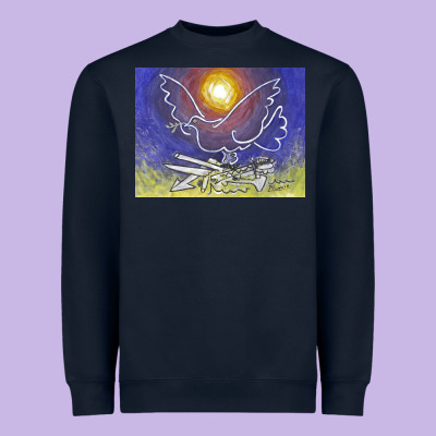 Pablo Picasso Signed & Hand Heavyweight Sweatshirt Designed By Artisfamous