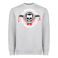Heather Grey loner rebel Heavyweight Sweatshirt - artisFamous