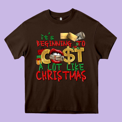It's Beginning To Cost A Lot Like Christmas Heavy Core Tee Designed By Nancycooperartshop
