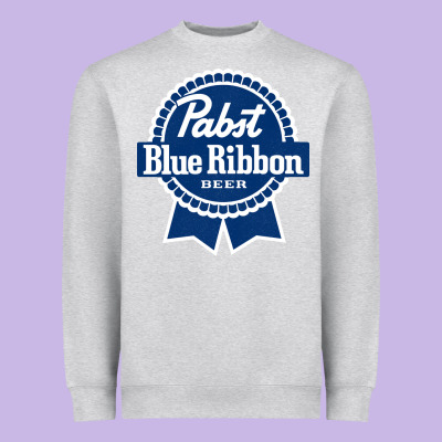 Pabst Blue Ribbon Heavyweight Sweatshirt Designed By Artisfamous