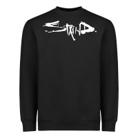 Black staind Heavyweight Sweatshirt - artisFamous