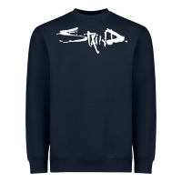 Navy staind Heavyweight Sweatshirt - artisFamous