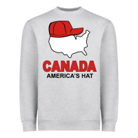 Heather Grey canada america's hat Heavyweight Sweatshirt - artisFamous