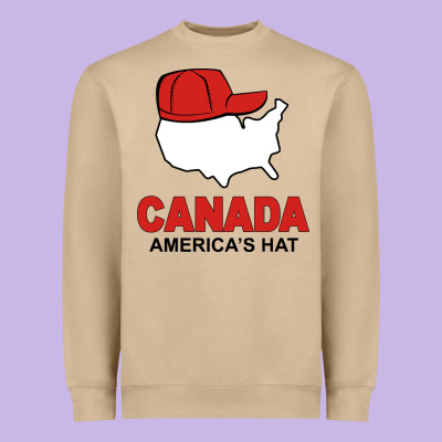 Canada America's Hat Heavyweight Sweatshirt Designed By Artisfamous