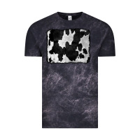 Cloud Black Cowhide Vintage Tee - CowCowDesign