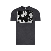 Vintage Black Cowhide Vintage Tee - CowCowDesign