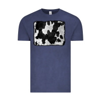 Vintage Denim Cowhide Vintage Tee - CowCowDesign