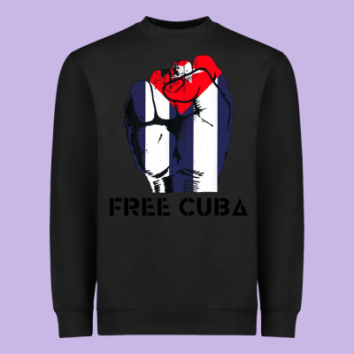 Free Cuba Heavyweight Sweatshirt Designed By Artisfamous