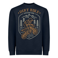 Navy dirt bike 1a Heavyweight Sweatshirt - artisFamous